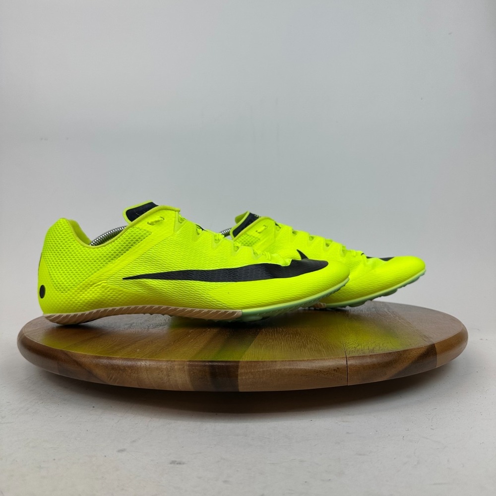 New NWOB Mens Nike Zoom Rival Sprint Yellow Spiked‎ Track Running Shoes Size 14